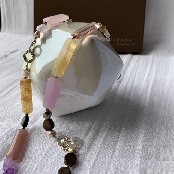 Silpada Field of Lavender Amethyst Sterling 925 Long Necklace - Picture 8 of 8